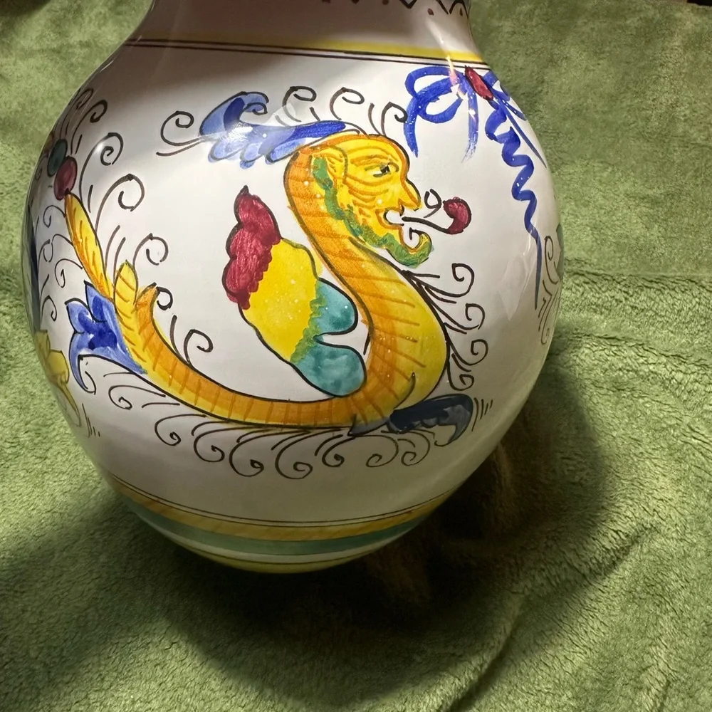Raffaellesco Ceramic Vase for Williams & Sonoma